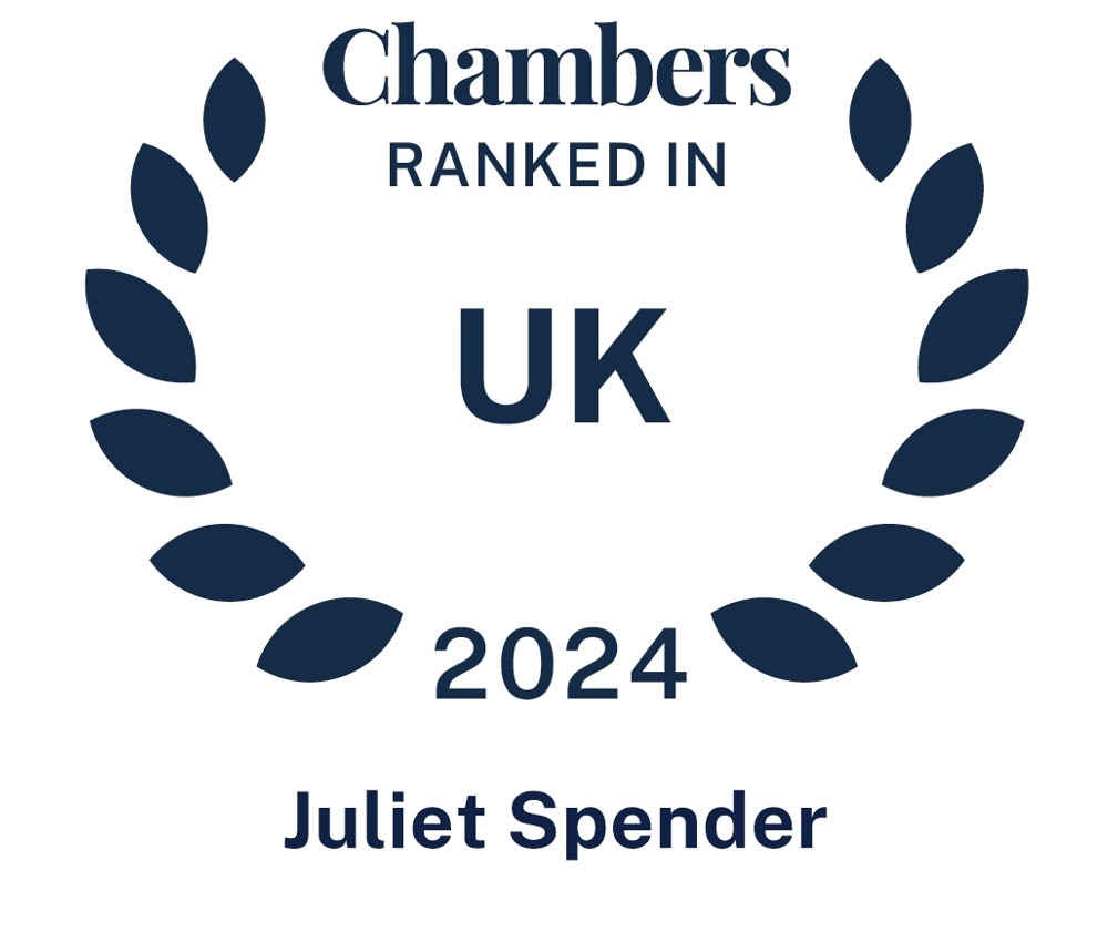 Chambers Top Ranked 2024 - Juliet Spender